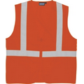 S388Z ANSI Class 2 Woven Oxford Economy Hi Viz Orange Vest (Medium)